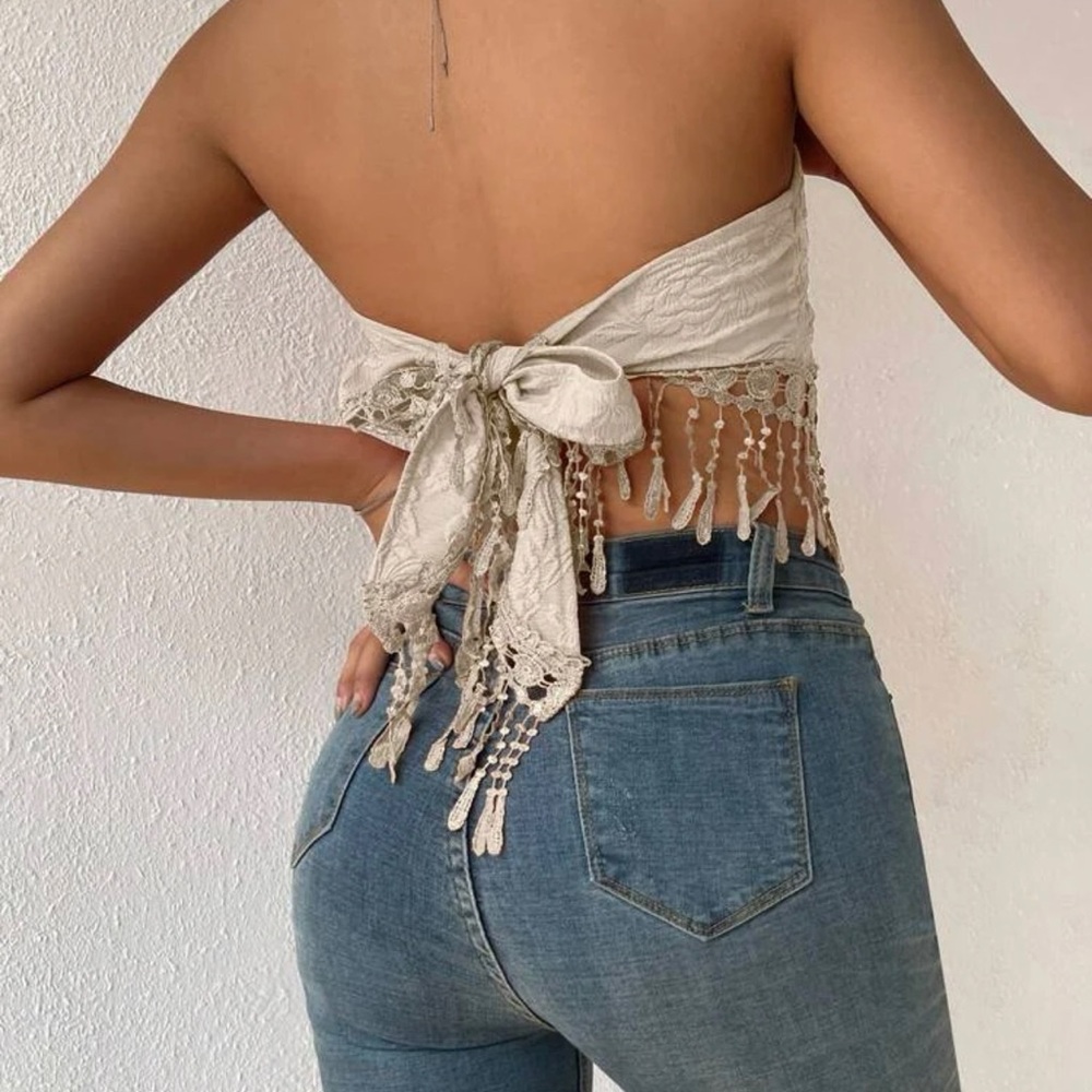 Apricot colored croptop!